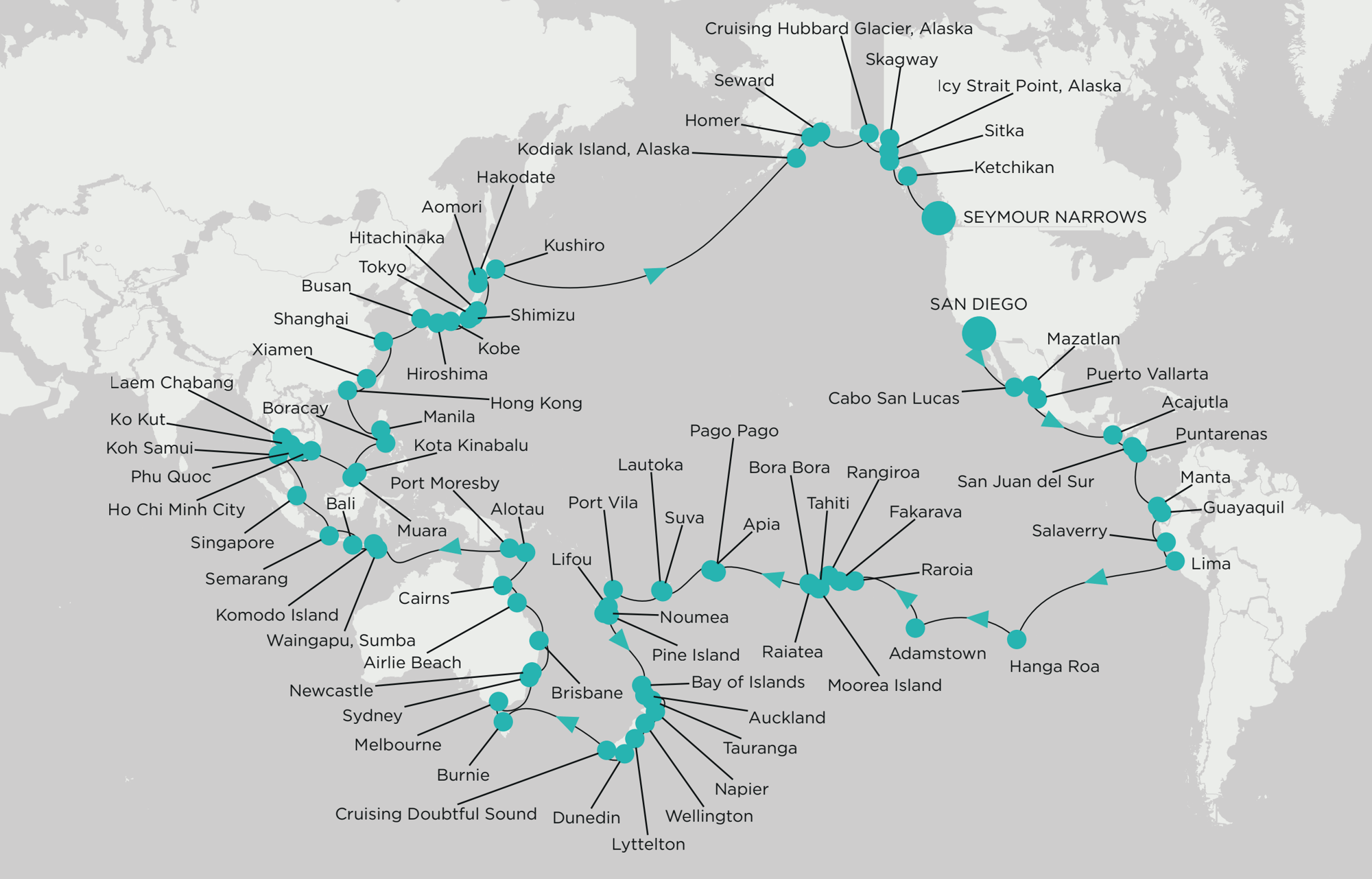 Crystal-World-Cruise-2027-Map