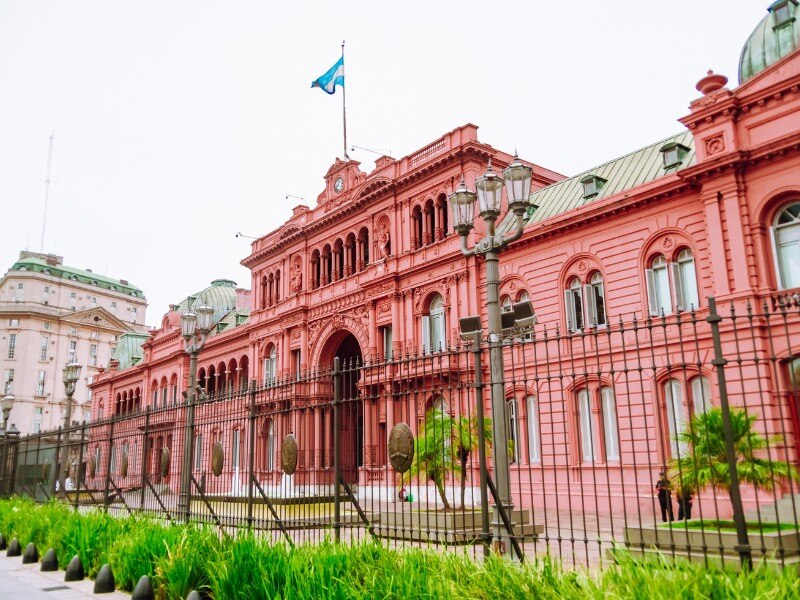 Pink House_Casa_Rosada_in_Buenos Aires_Argentina