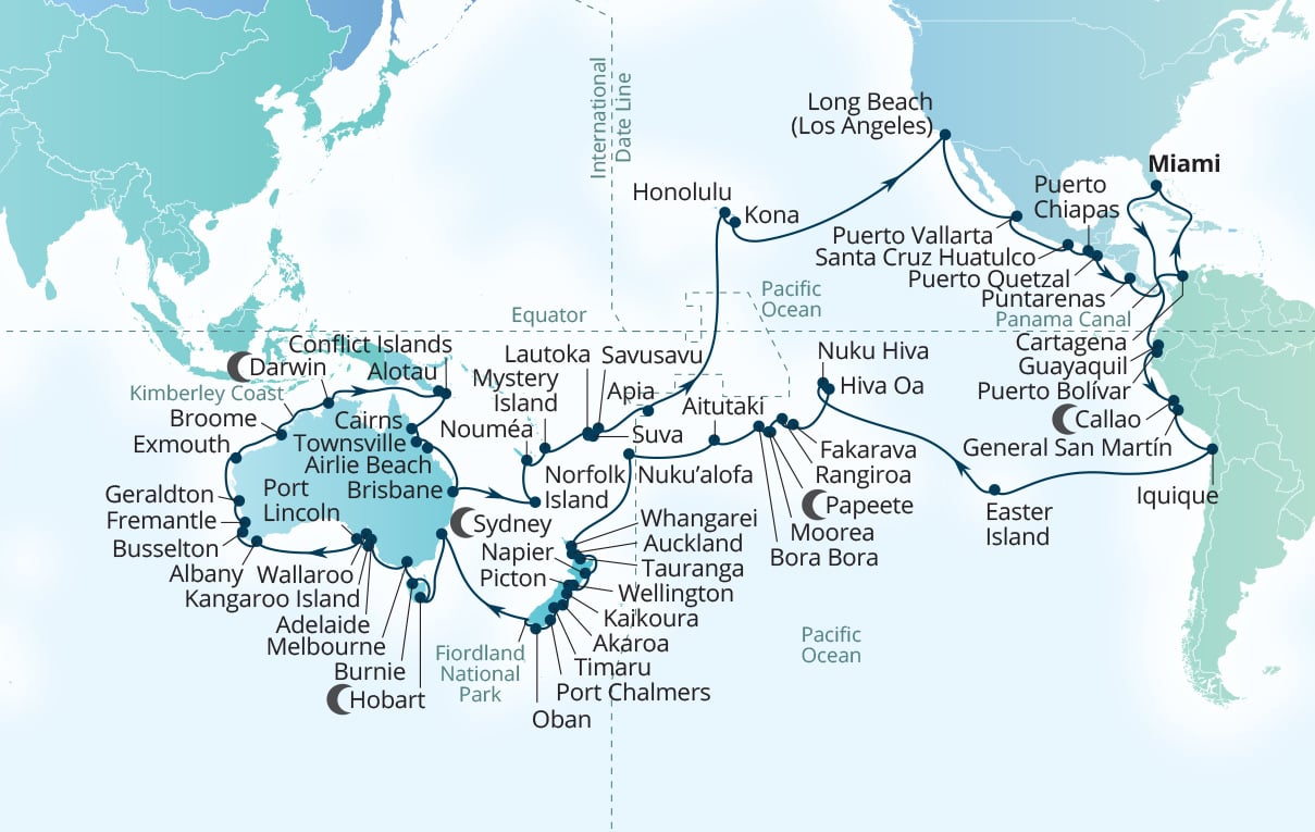 Seabourn 2027 World Cruise 145 Nights