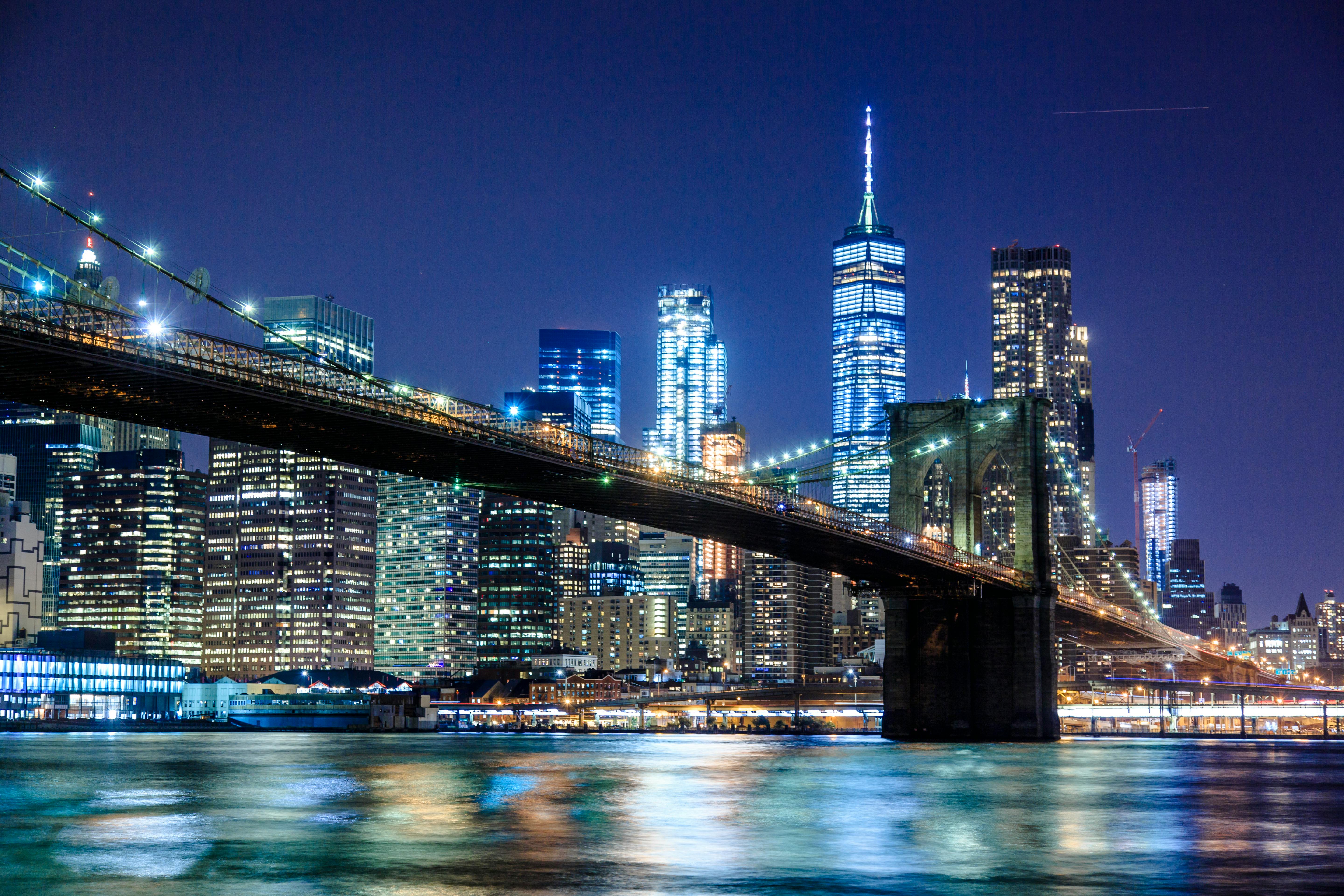 Pexels michal lidwik bridge during night time